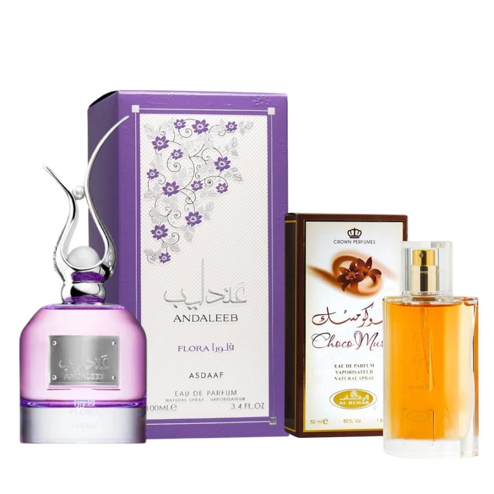 Asdaaf Andaleeb Flora and choco musk perfume