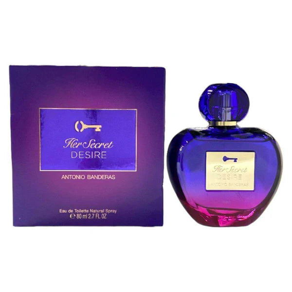 Her Secret Desire by Antonio Banderas for Women EDT 2.7 oz.