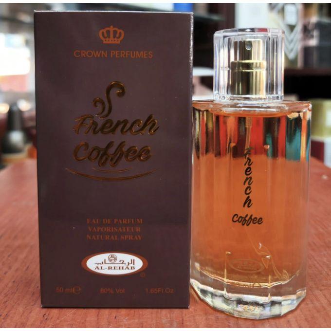 Pack of Asdaaf Ameerat Al Arab Prive Rose Eau de Parfum and French coffee perfume.