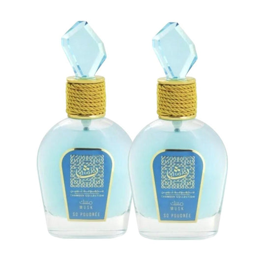 Pack of 2 Musk So Poudree Thameen Collection EDP