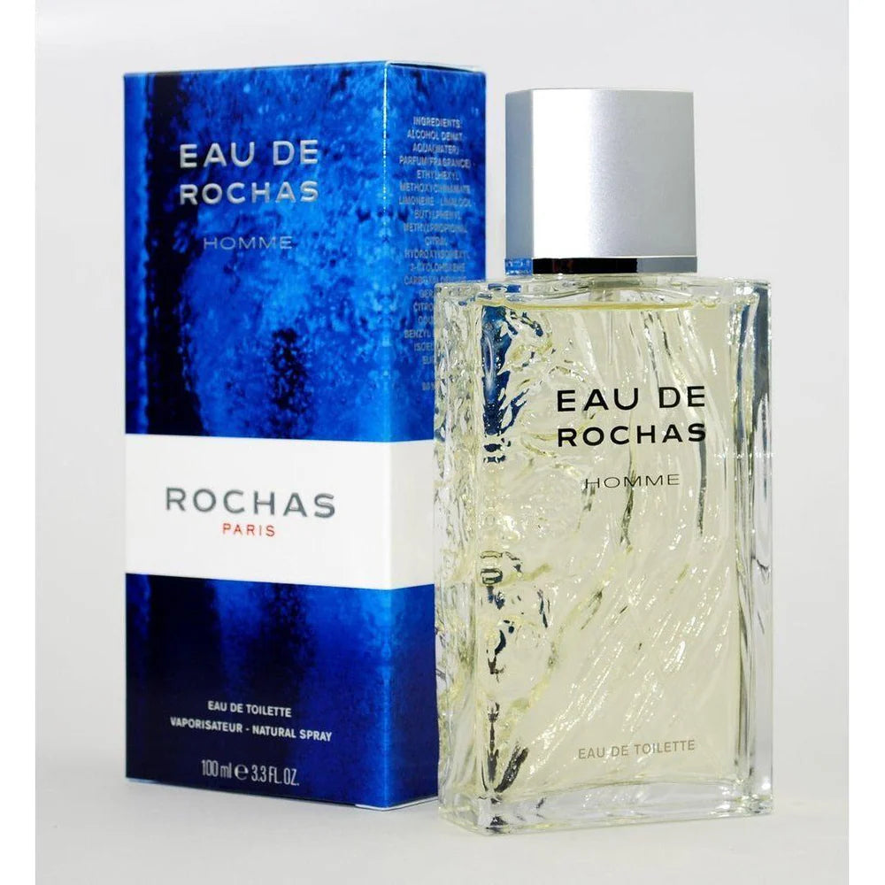 EAU DE ROCHAS HOMME by Rochas Eau De Toilette 3.3 / 3.4 oz Men New in Box