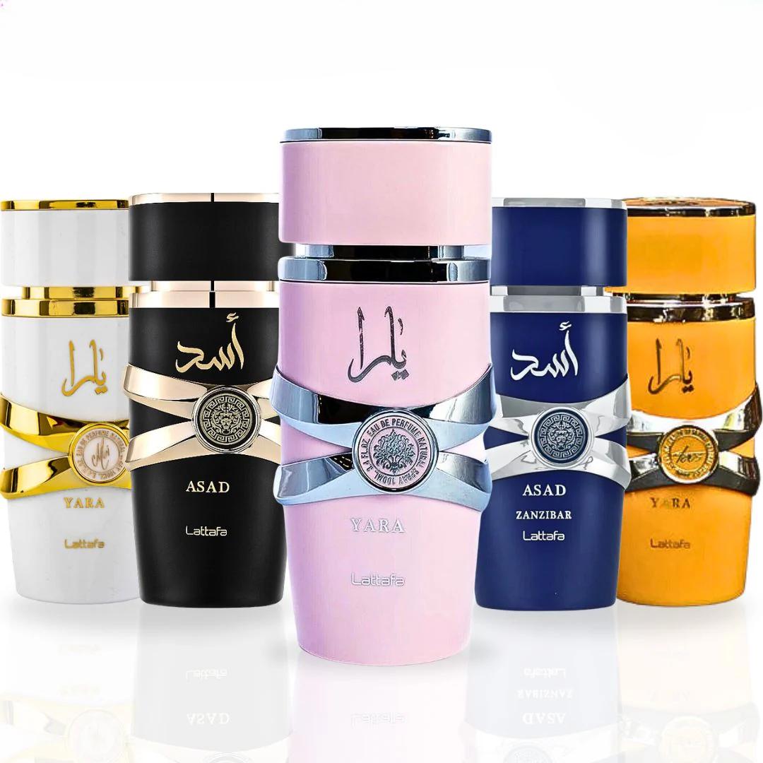 Yara Collection of 5 Piece Set - Yara, Yara Moi, Yara Tous, Asad, Asad Zanzibar