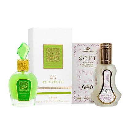 Pack of Thameen Collection Musk Wild Vanille and Soft  perfume