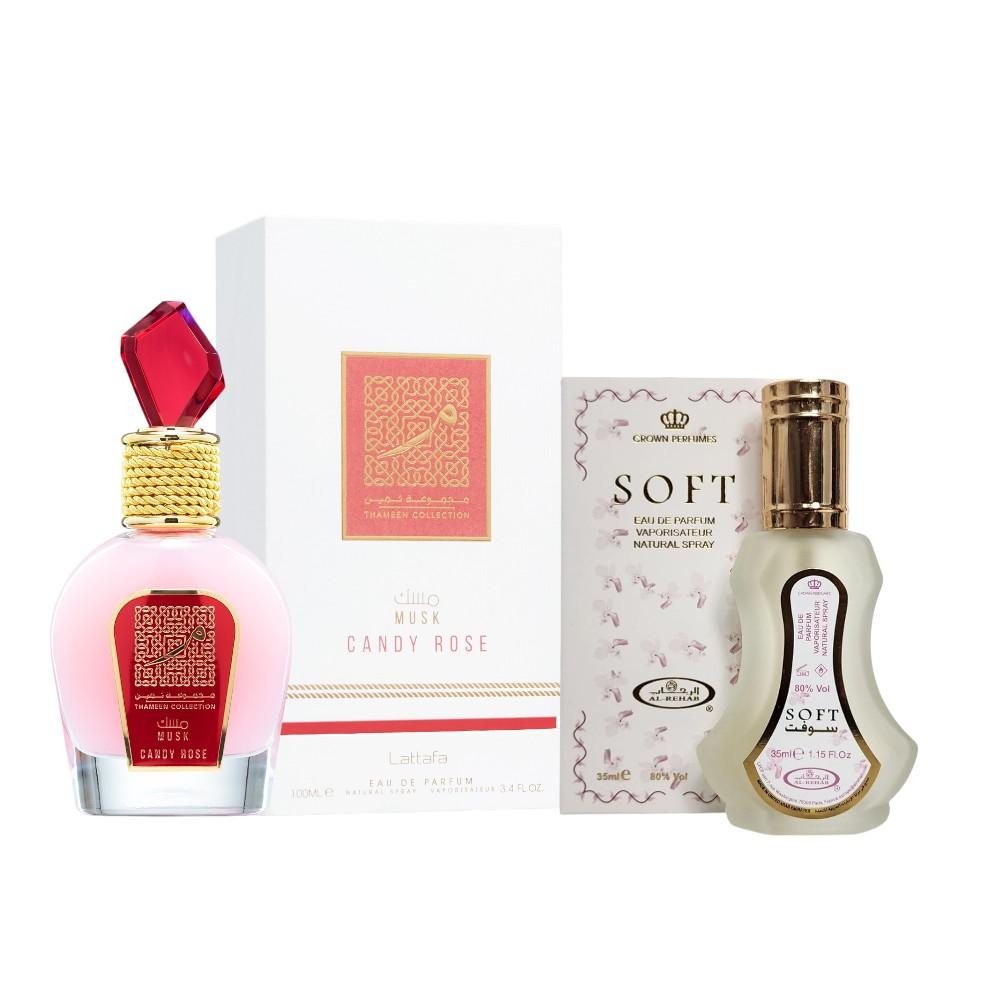 Musk Candy Rose and Soft perfume