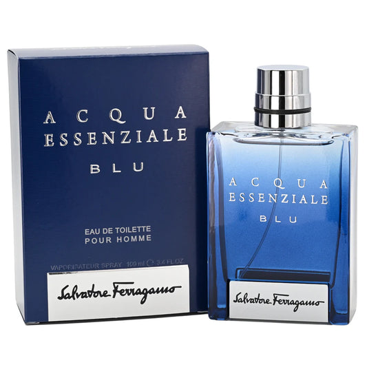 ACQUA ESSENZIALE BLU by Salvatore Ferragamo for men 3.4 oz 3.3 edt