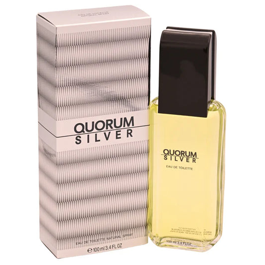 Quorum Silver by Antonio Puig for Men EDT 3.3 / 3.4 oz.