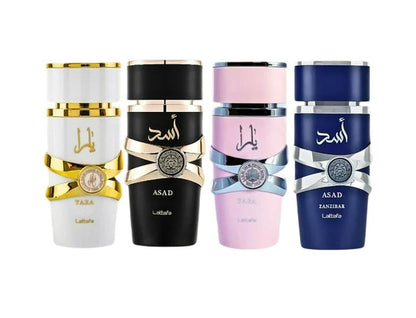 Yara Collection of 4 Piece Set - Yara, Yara Moi, Asad, Asad Zanzibar