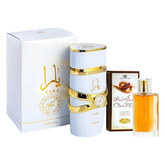Pack of Yara Moi and Choco Musk